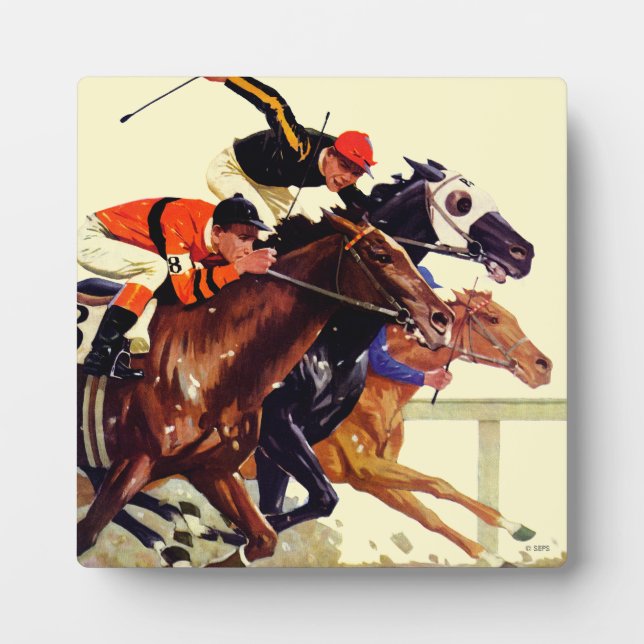 Plaque Photo Course de Thoroughbred (Devant)