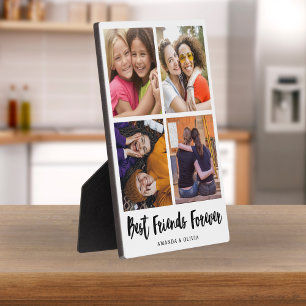 Plaque Photo Créez votre propre collage Best Friends Forever 4