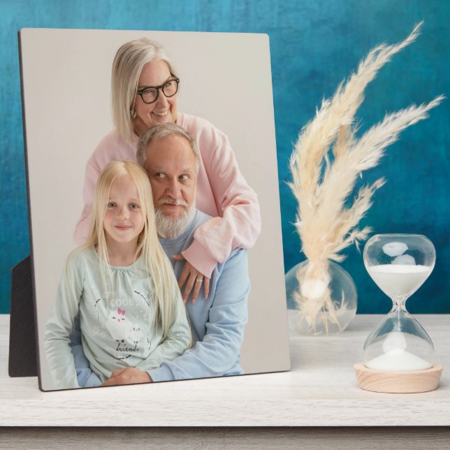 Plaque Photo Créez votre propre grand-parent Grandchild Photo (Côté)