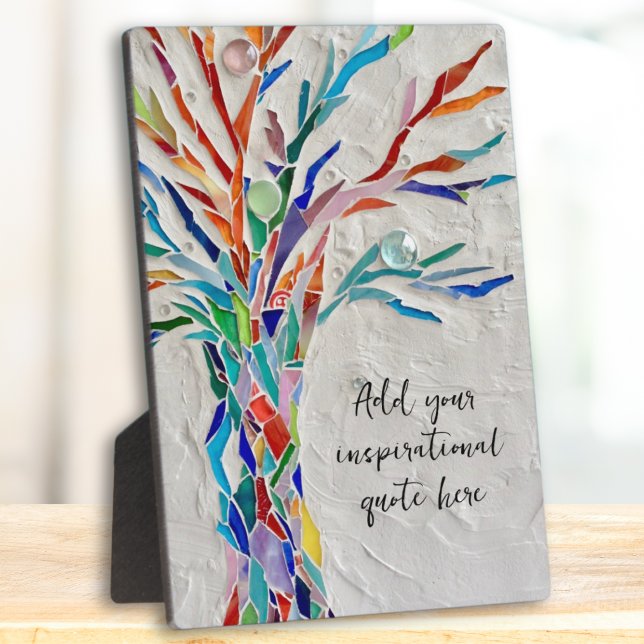 Plaque Photo Créez votre propre message inspirant (Créateur téléchargé)