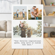 Créez votre propre photo et devis 3 personnalisés