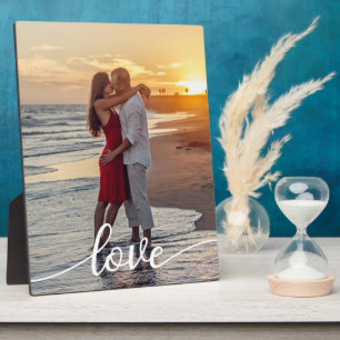 Plaque Photo Créez votre propre script d'amour Romantique Coupl
