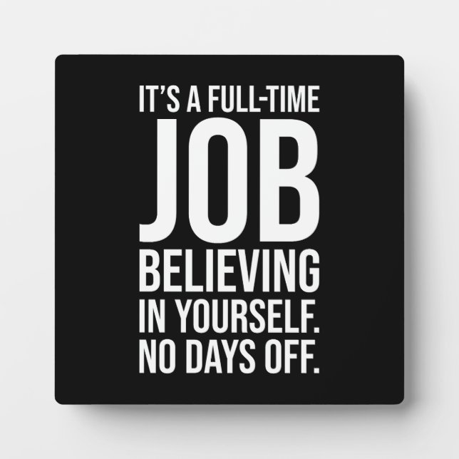 Plaque Photo Croyez, Pas De Jours De Repos - Succès, Gym, Hustl (Devant)