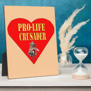 PLAQUE PHOTO CRUSADER ANTI-AVORTEMENT