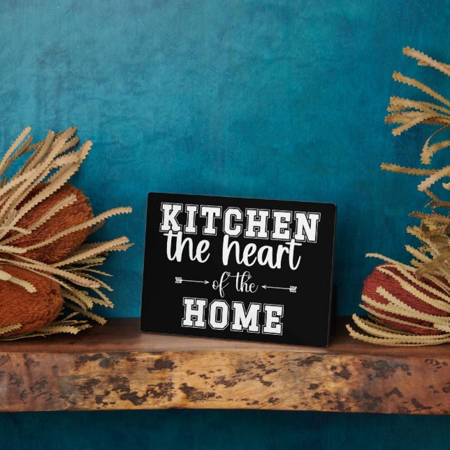 Plaque Photo Cuisine Au Coeur De La Maison (Côté)
