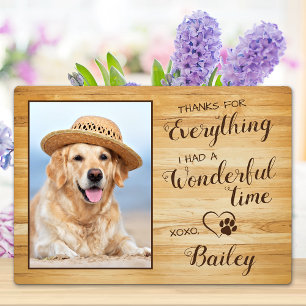 Plaque Photo Custom Pet Perdre Merci Pour Tout Dog Memorial