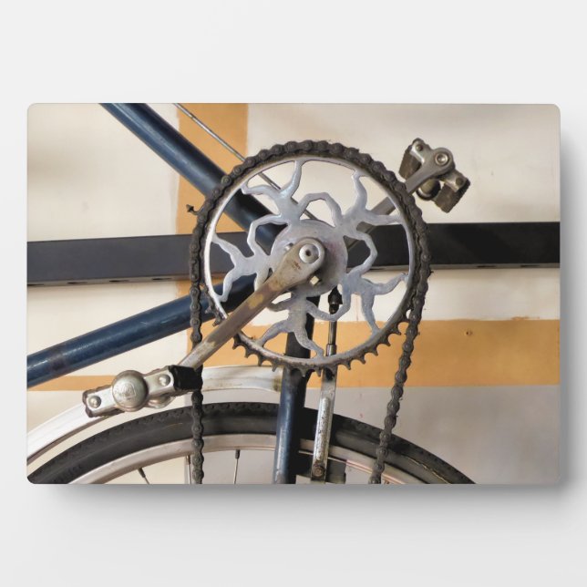 Plaque Photo CYCLE vintage (Devant)