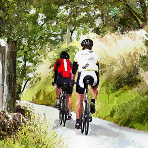 PLAQUE PHOTO CYCLISME