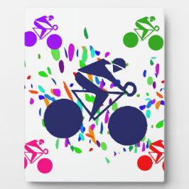 PLAQUE PHOTO CYCLISME