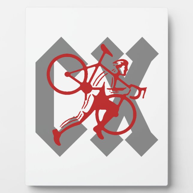 Plaque Photo Cyclocross (Devant)
