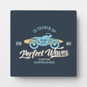 Plaque Photo Dans l'affiche de Search Of Perfect Waves