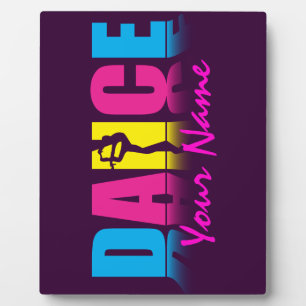 Plaque Photo Danseur de danse personnalisé