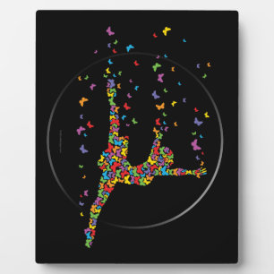Plaque Photo Danseur papillon