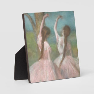 Plaque Photo Danseurs en Pink Edgar Degas