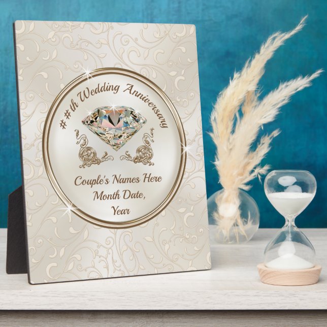 Plaque Photo De Beaux Cadeaux Personnalisés Pour L'Anniversaire (Côté)