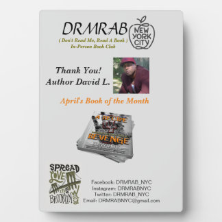 Plaque photo de l'auteur