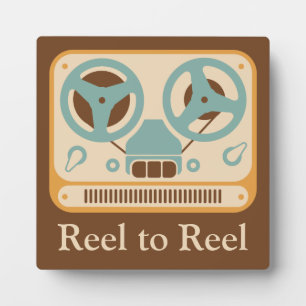 Plaque Photo ❝ de Reel to Reel ❞ Tape Recorder Customized