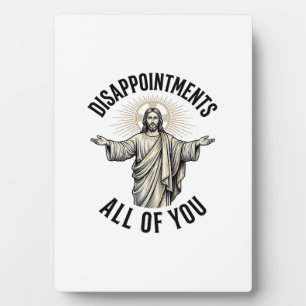 Plaque Photo Déceptions Vous Tous Tee-shirt Religieux Vintage