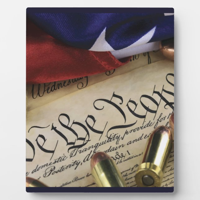 Plaque Photo Déclaration d'indépendance (Devant)