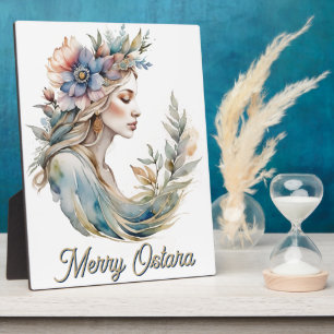 Plaque Photo Déesse Ostara Sabbat de l'équinoxe de printemps Fê