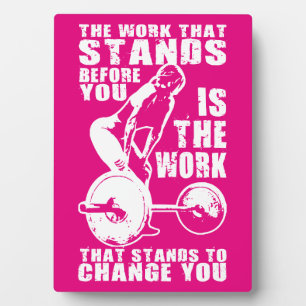 Plaque Photo DÉFI - Motivation de l'entraînement des femmes