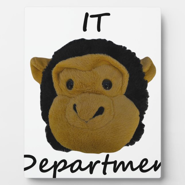 Plaque Photo Département informatique (Devant)