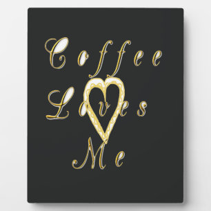 Plaque Photo Design crémeux pour les amateurs de café