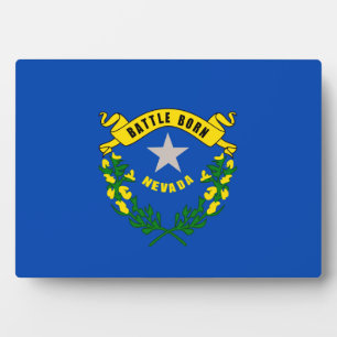 Plaque Photo Design du drapeau d'état du Nevada