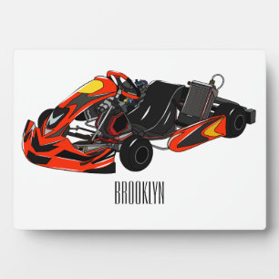 Plaque Photo dessin animé de Kart racing