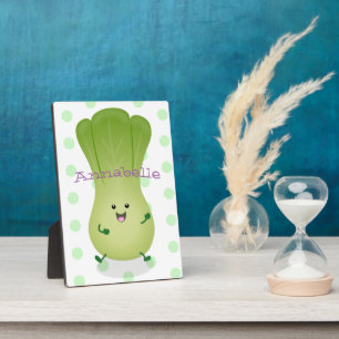 Plaque Photo dessin animé mignon de bok choy