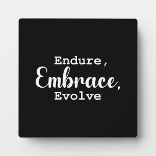 Plaque Photo Détendez-vous, Embrassez, Évolution - Gym, Hustle,