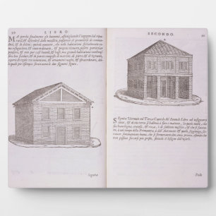 Plaque Photo Development of Housing, from 'Della Architettura',