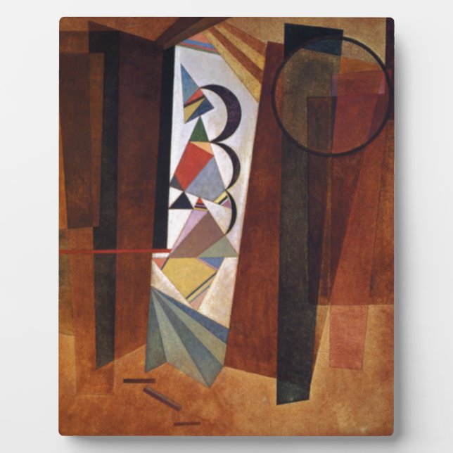 Plaque Photo Développement de Kandinsky dans la peinture Abstra (Devant)