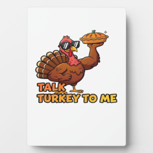 Plaque Photo Dinde Cool Thanksgiving Drôle T-Shirt Classique.pn