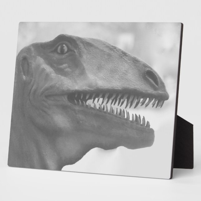 Plaque Photo Dinosaur effrayant (Côté)