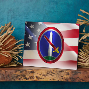 Plaque Photo District militaire de Washington