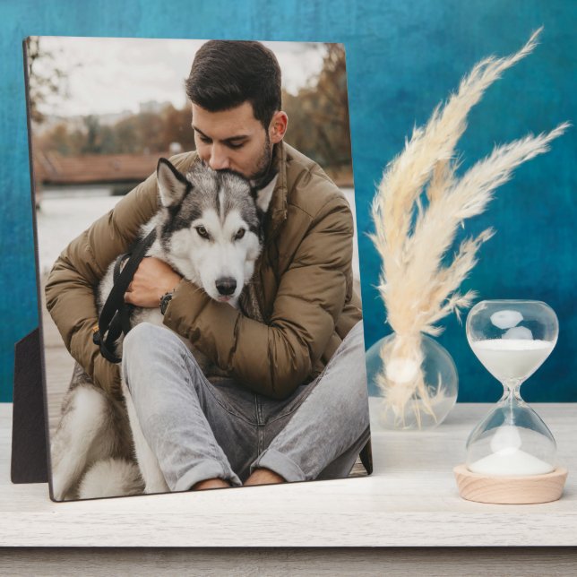 Plaque Photo Dog Dad And Pet Photo Keepsake (Côté)