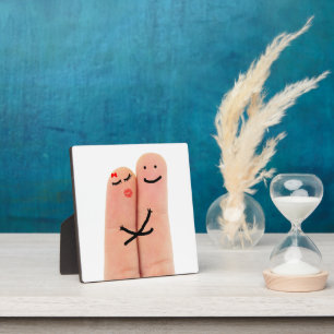 Plaque Photo Doigts amoureux