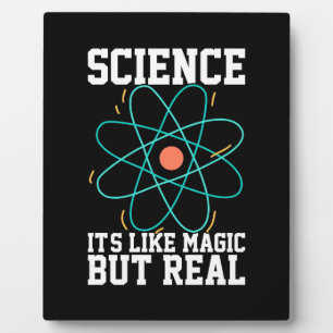 Plaque Photo Don de scientifique   Science C'Est Comme De La Ma