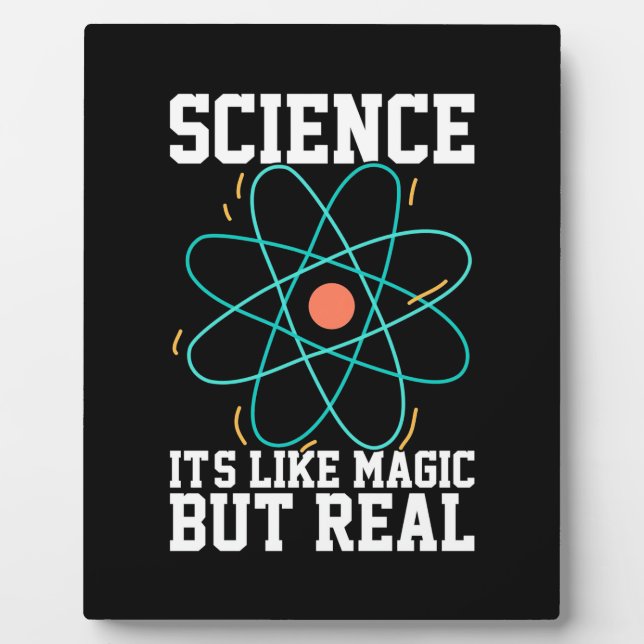 Plaque Photo Don de scientifique | Science C'Est Comme De La Ma (Devant)