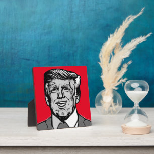 PLAQUE PHOTO DONALD TRUMP