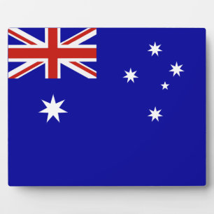 Plaque Photo Drapeau australien