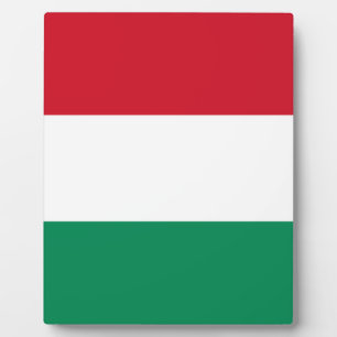 Plaque Photo Drapeau de Hongrie