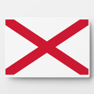 Plaque Photo Drapeau d'État de l'Alabama