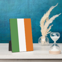 Plaque Photo Drapeau irlandais