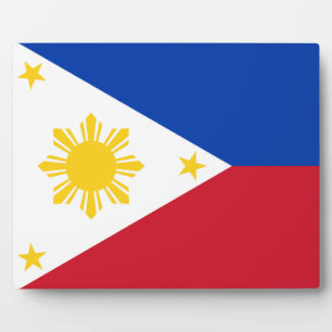 Plaque Photo Drapeau philippin