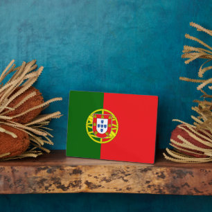 Plaque Photo Drapeau portugais