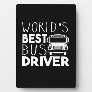 Plaque Photo Driver du Meilleur Bus