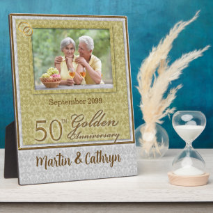 Plaque photo du 50e anniversaire d'or