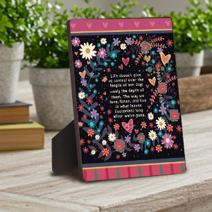 Plaque Photo Durée motivationnelle de nos jours Citation inspir